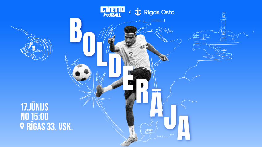 Ghetto Football pop-up Bolderājā